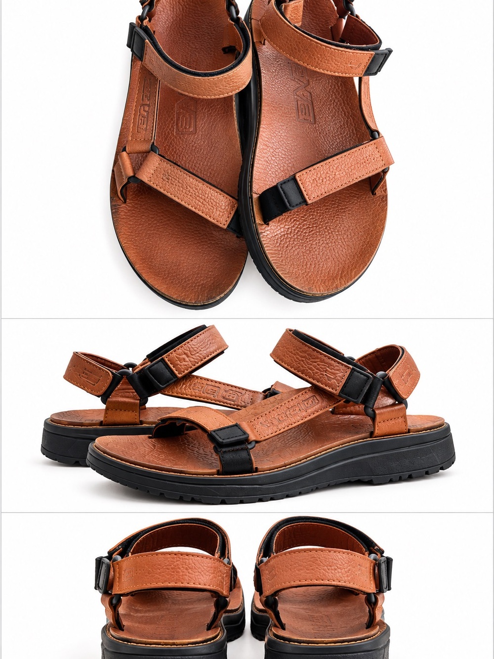 Vintage Teva Leather Sandals Men’s 9 USA Made Vibram Sole Rare